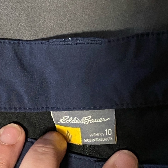 Eddie Bauer Navy Blue Hiking Adventure Skort size 10 - Picture 5 of 8